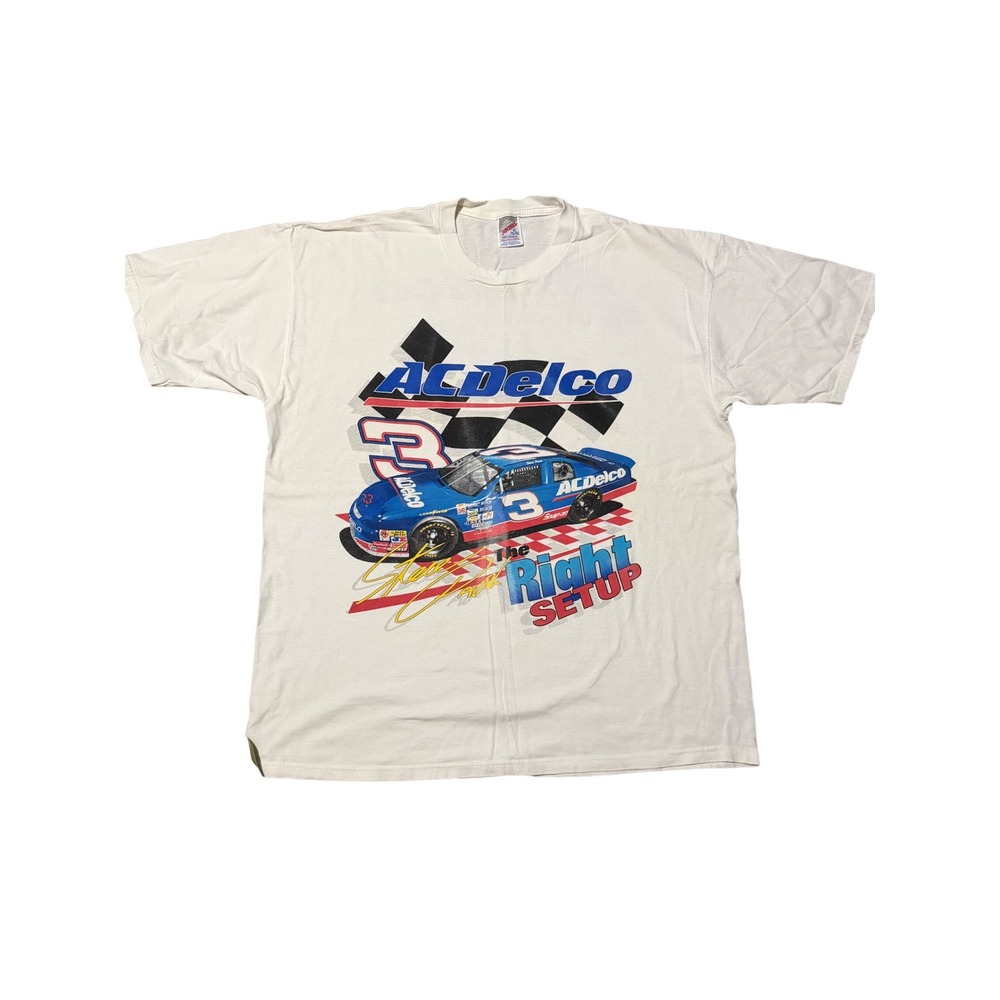 Vintage Steve Park AC Delco #3 NASCAR T-Shirt Jerzees XL Dale Earnhardt Inc